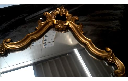 MIROIR, , CADRE DORE STYLE LOUIS XV