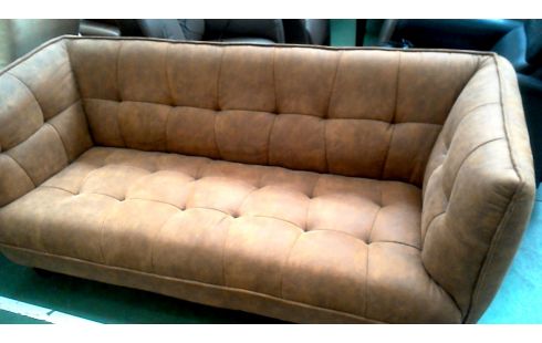 BUTACA. 2 PLAZAS PARDO MICROFIBRA