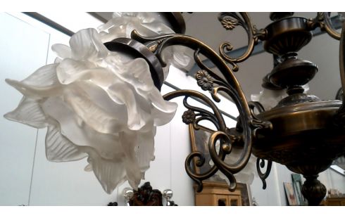 SUSPENSION BRANCHE LAITON