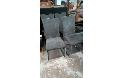 CHAISES LOT DE 4