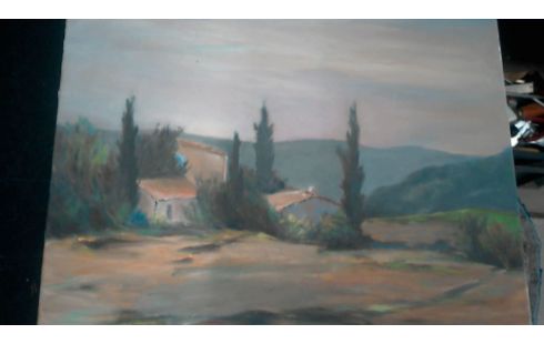 HUILE SUR TOILE L'UNE