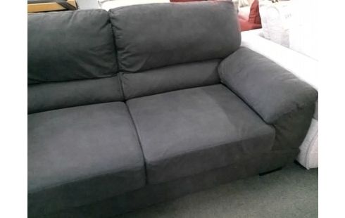 CANAPE 2P GRIS FONCE