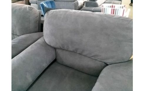 FAUTEUIL TISSU GRIS FONCE