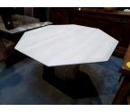 TABLE TRAVERTIN OCTOGONAL