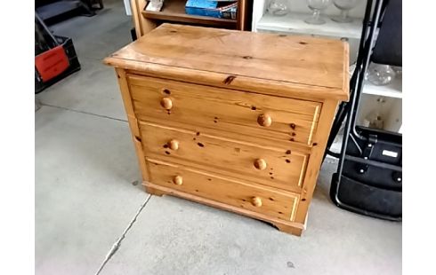 COMMODE 3 TIROIRS PIN