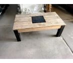TABLE BASSE BOIS ET METAL