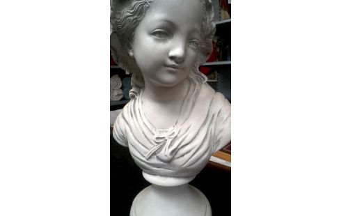 BUSTE FILLE PLATRE