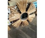 MIROIR DECO OSIER RAFIA
