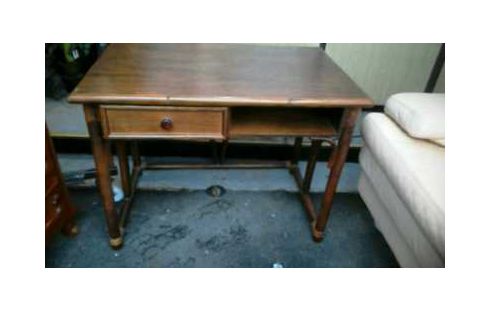 SCHREIBTISCH 1 SCHUBLADE BAMBUS