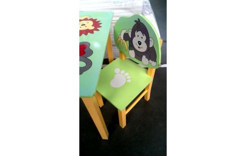 TABLEAU ENFANT MET, , 2 CHAISES