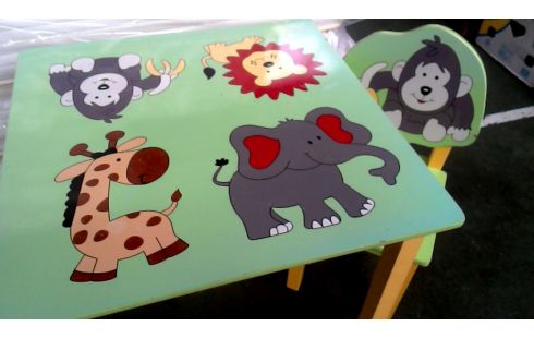 TABLEAU ENFANT MET, , 2 CHAISES