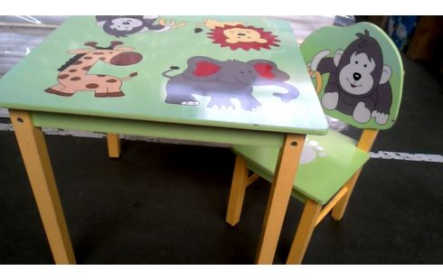 TABLEAU ENFANT MET, , 2 CHAISES