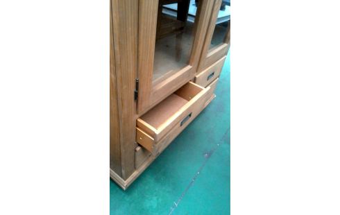 MUEBLE BAJO. PINO 2 PUERTAS 4 CAJONES