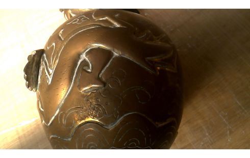 JARRÓN ORIENTAL BRONCE