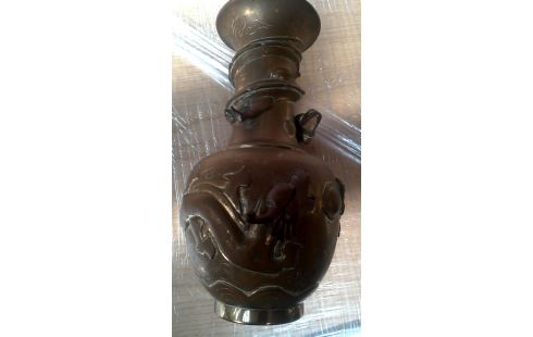 JARRÓN ORIENTAL BRONCE