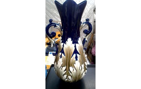 JARRÓN AZUL MET VERDE