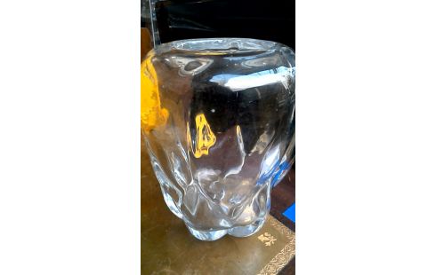 JARRÓN CRISTAL SIN AZOGUE