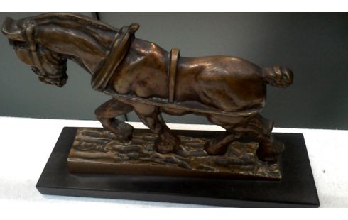STATUE, , CHEVAL BRONZE