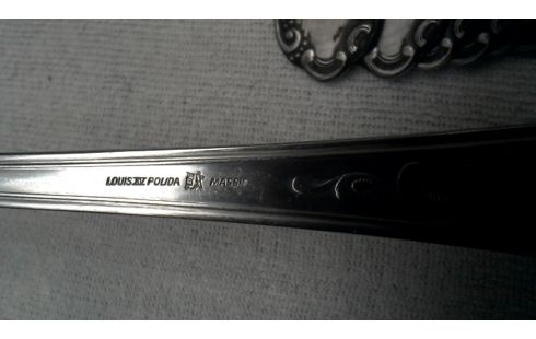 BESTEK POLIDA VERZILVERD STIJL LOUIS