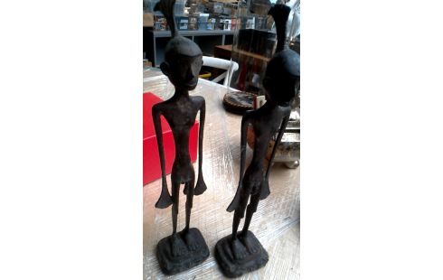 STATUE HOMME BRONZE L UNITE