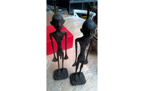 STATUE HOMME BRONZE L UNITE