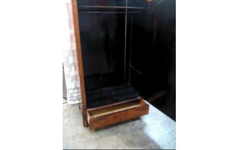 SCHRANK WURZELHOLZ +SPIEGEL 1-TÜR 1-SCH.