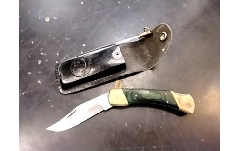 COUTEAU LEOPARD + ÉTUI ET FUSIL