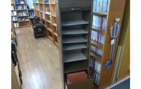 MEUBLE A RIDEAU 1 TIROIR DOSSIERS SUSPENDUS