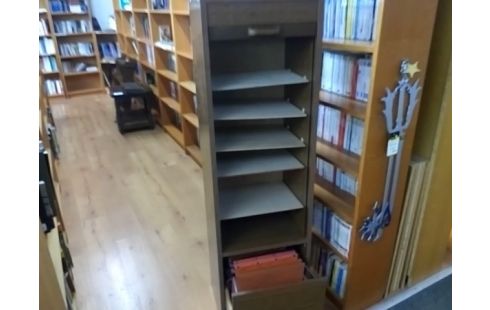 MEUBLE A RIDEAU 1 TIROIR DOSSIERS SUSPENDUS