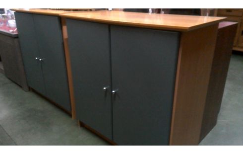 CAISSON 2 PORTES FRENE LOOK VERTE L UNITE