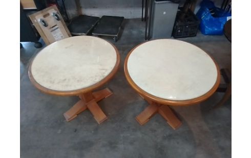 TABLE BASSE PIED CENTRAL DESSUS MARBRE L'UNITE