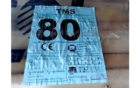 PLAQUE ISOLANT TMS 80 PAQUET 6M2