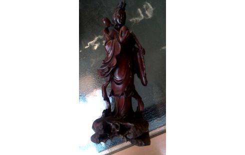 STATUE, , BOIS CHINOIS FEMME