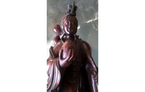 STATUE, , BOIS CHINOIS FEMME