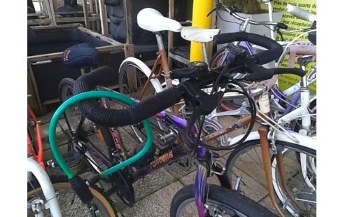 VELO VIOLET (AVEC ANTIVOL)