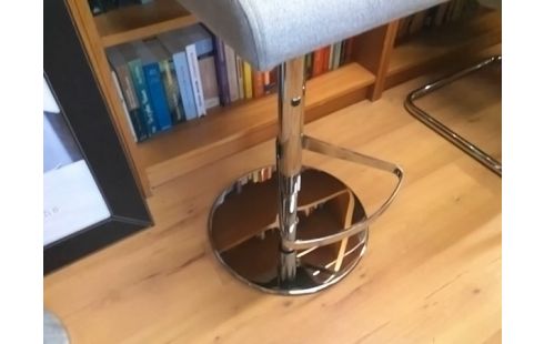 TABOURET DE BAR PERENE TISSU GRIS