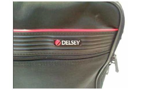 TASCHE DELSEY SCHWARZ ROT