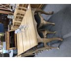 TABLE STYLE LOUIS XV BOIS NATUREL