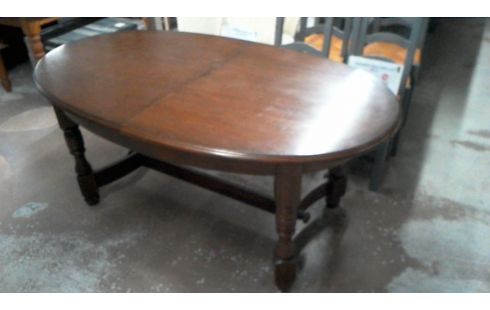 TABLE OVALE UNE  ALLONGE
