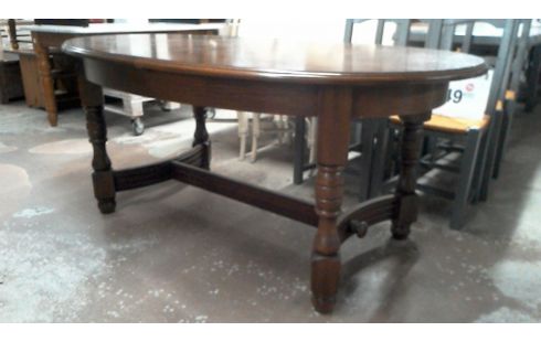 TABLE OVALE UNE  ALLONGE