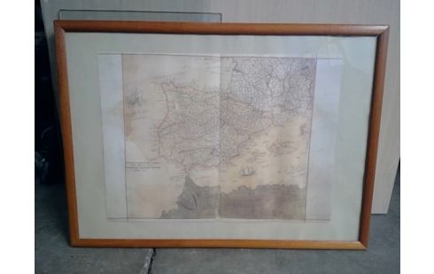 POSTER IN KADER OUDE KAART PPST