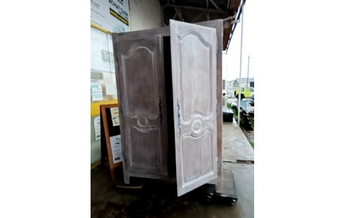 ARMOIRE CHÊNE CÉRUSÉ