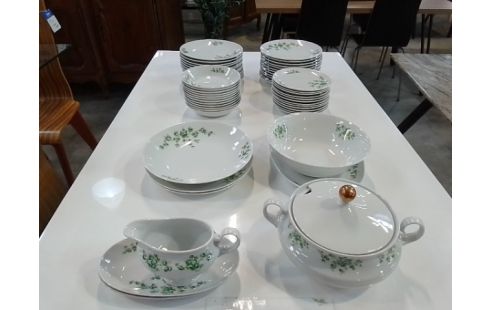 SERVICE FLEURIES PORCELAINE BAVARIA B