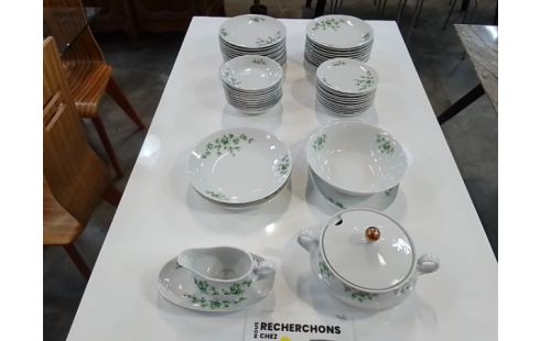 SERVICE FLEURIES PORCELAINE BAVARIA B