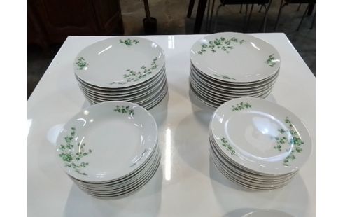 SERVICE FLEURIES PORCELAINE BAVARIA B