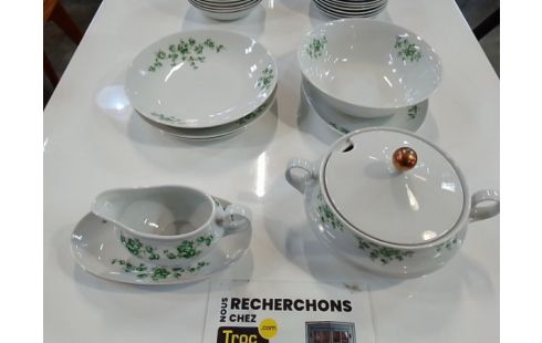 SERVICE FLEURIES PORCELAINE BAVARIA B