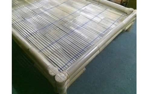 LIT BAMBOU AVEC SOMMIER BAMBOU 140x190