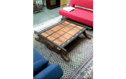 COUCHTISCH HOLZ INDISCH VERZIERT