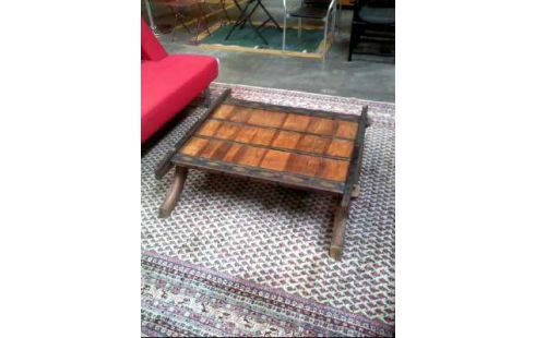 COUCHTISCH HOLZ INDISCH VERZIERT