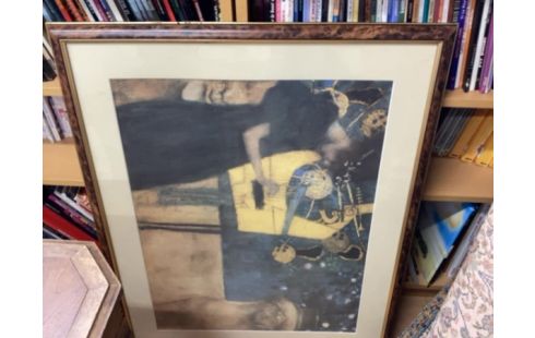 TABLEAU EFFET BOIS MUSICIEN